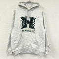UNIVERSITY OF HAWAI’I　ハワイ大学　スウェットパーカー/フーディー　霜降りグレー　Mサイズ　古着
