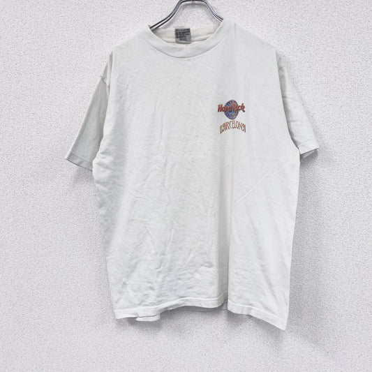 ～00s　Hard Rock CAFE　ハードロックカフェ　半袖プリントTシャツ　ヴィンテージ　白　ホワイト