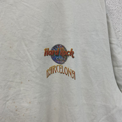 ～00s　Hard Rock CAFE　ハードロックカフェ　半袖プリントTシャツ　ヴィンテージ　白　ホワイト