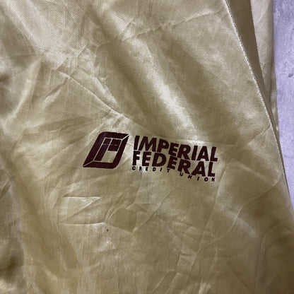 古着 used　HARTWELL　USA製　長袖ナイロンスタジャン　バックプリント　IMPERIAL FEDERAL　Lサイズ