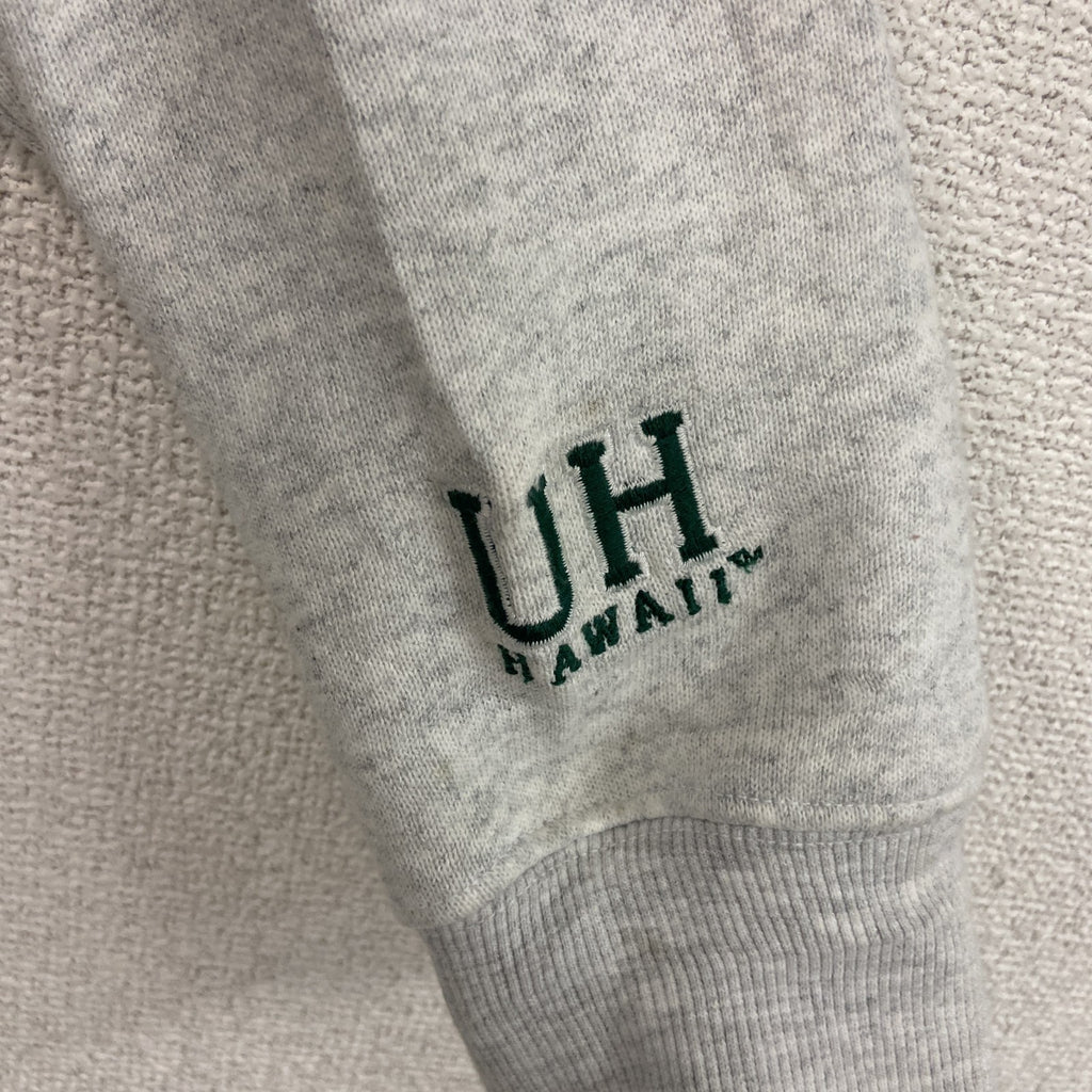 UNIVERSITY OF HAWAI’I　ハワイ大学　スウェットパーカー/フーディー　霜降りグレー　Mサイズ　古着
