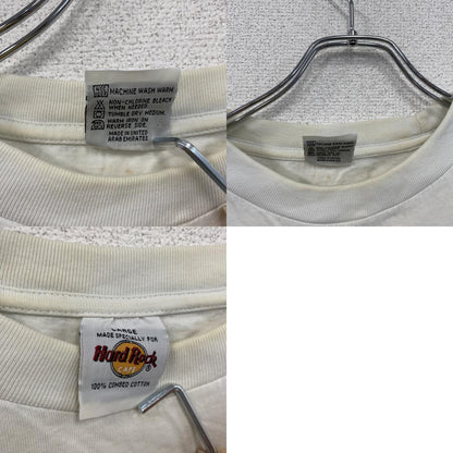 ～00s　Hard Rock CAFE　ハードロックカフェ　半袖プリントTシャツ　ヴィンテージ　白　ホワイト