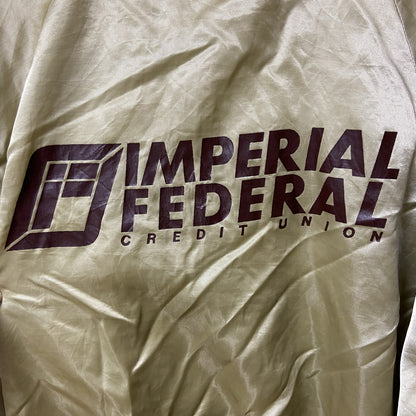 古着 used　HARTWELL　USA製　長袖ナイロンスタジャン　バックプリント　IMPERIAL FEDERAL　Lサイズ