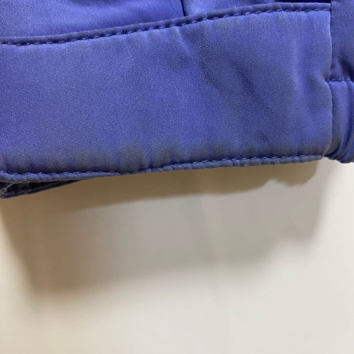 PACIFIC TRAIL　長袖マウンテンパーカー　ワンポイント刺繍　裏地フリース　水色　秋冬服　レトロ　古着