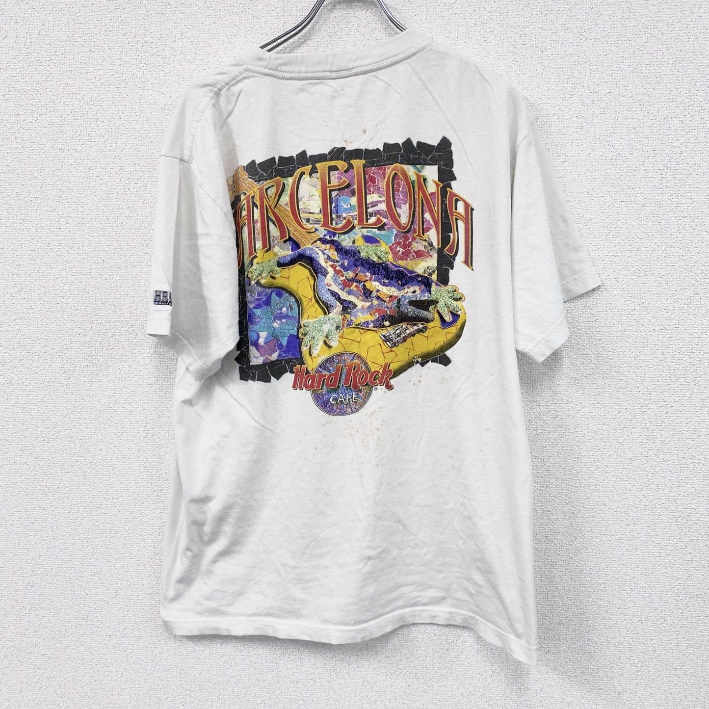 ～00s　Hard Rock CAFE　ハードロックカフェ　半袖プリントTシャツ　ヴィンテージ　白　ホワイト