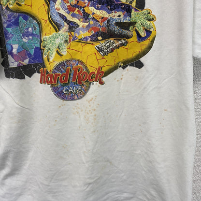 ～00s　Hard Rock CAFE　ハードロックカフェ　半袖プリントTシャツ　ヴィンテージ　白　ホワイト