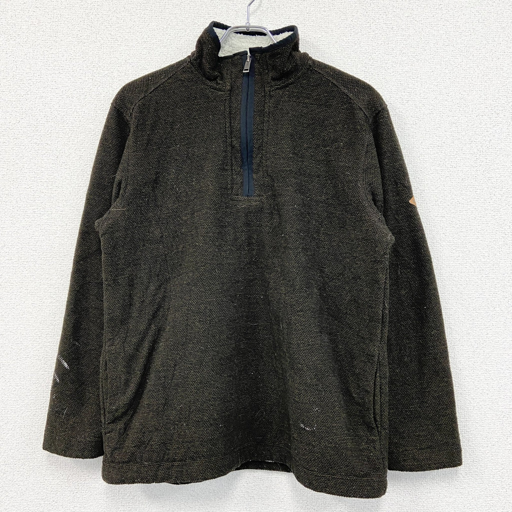 ORVIS　オービス　フリースプルオーバー　フリースジャケット　こげ茶　ブラウン　Mサイズ　古着