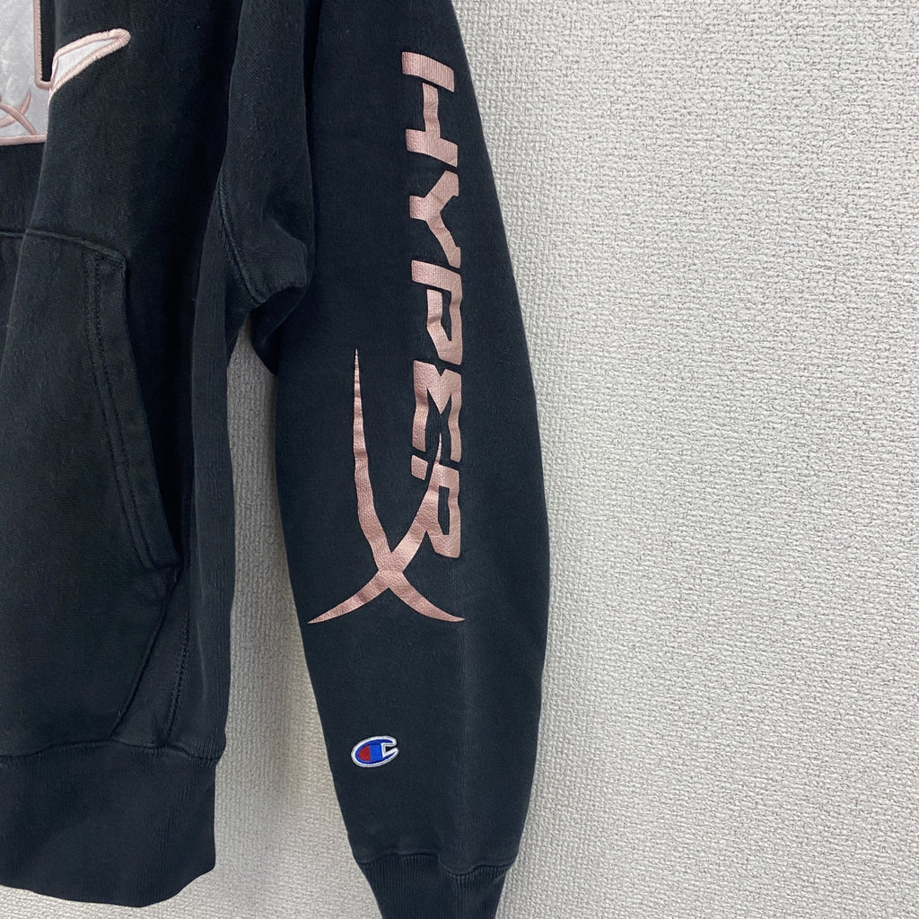 Champion　チャンピオン　リバースウィーブ　スウェットパーカー/フーディー　黒　ブラック　Sサイズ トレーナー スウェットトップス フード付き 古着
