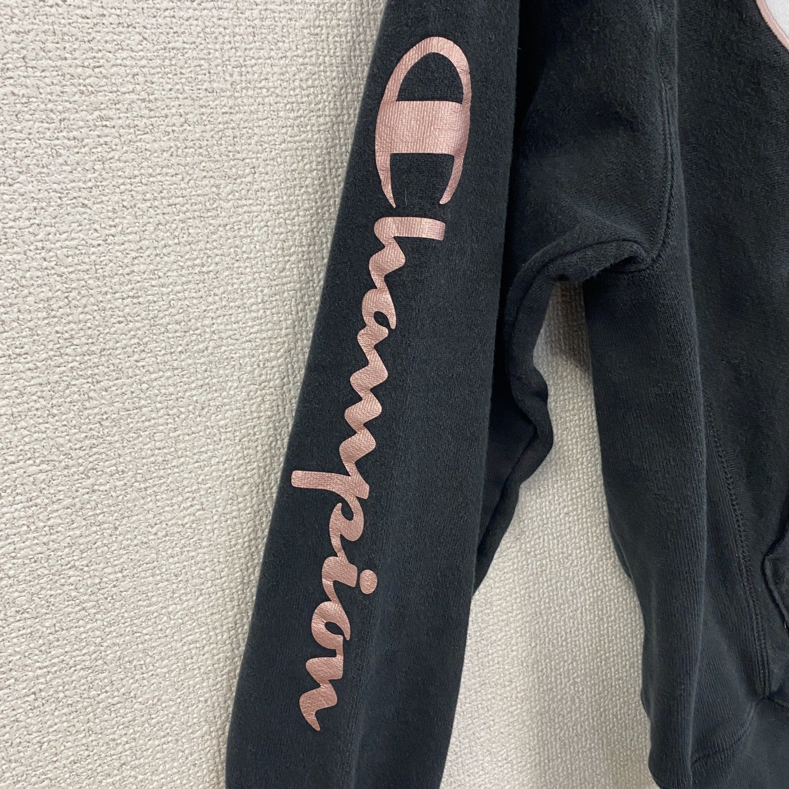 Champion　チャンピオン　リバースウィーブ　スウェットパーカー/フーディー　黒　ブラック　Sサイズ トレーナー スウェットトップス フード付き 古着
