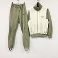 ～80s　adidas club　アディダスクラブ　ジャージセットアップ　トラックジャケット　トラックパンツ　緑　グリーン　4サイズ　　ヴィンテージ　古着