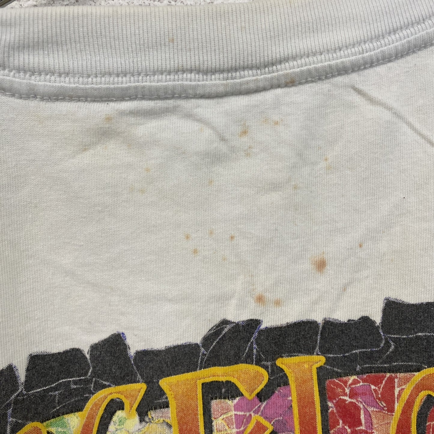 ～00s　Hard Rock CAFE　ハードロックカフェ　半袖プリントTシャツ　ヴィンテージ　白　ホワイト