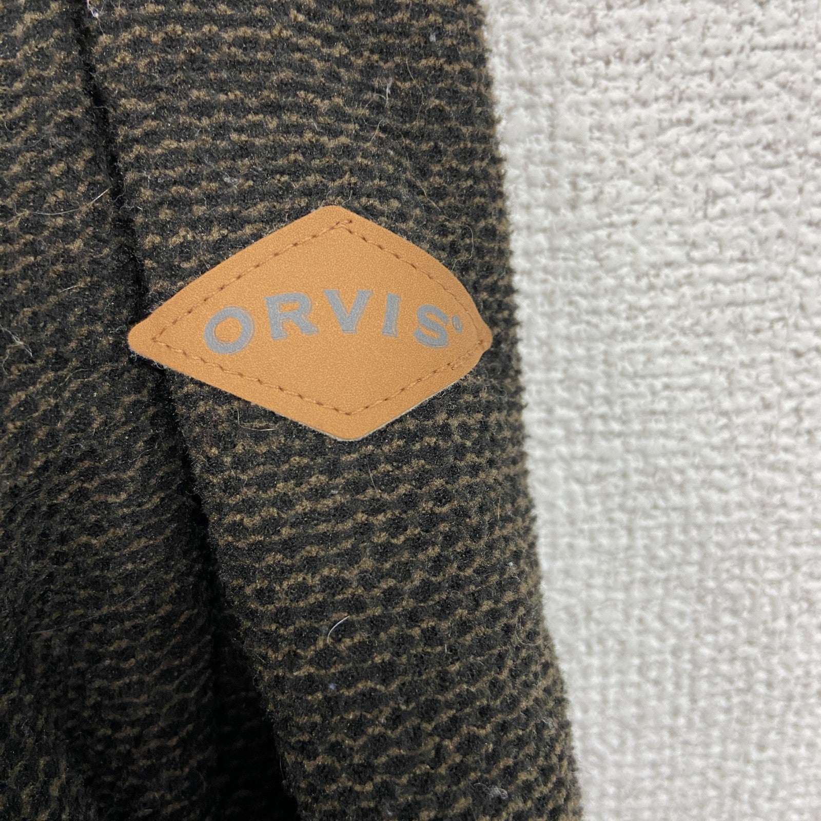 ORVIS　オービス　フリースプルオーバー　フリースジャケット　こげ茶　ブラウン　Mサイズ　古着