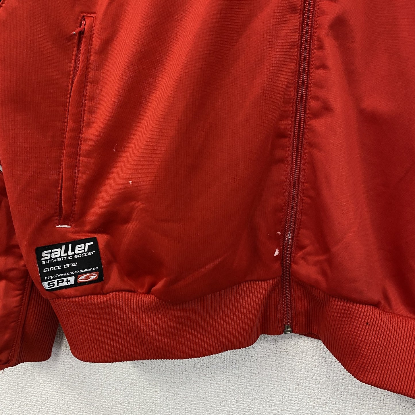 saller　ザラー　トラックジャケット/ジャージ　赤　レッド　XLサイズ　