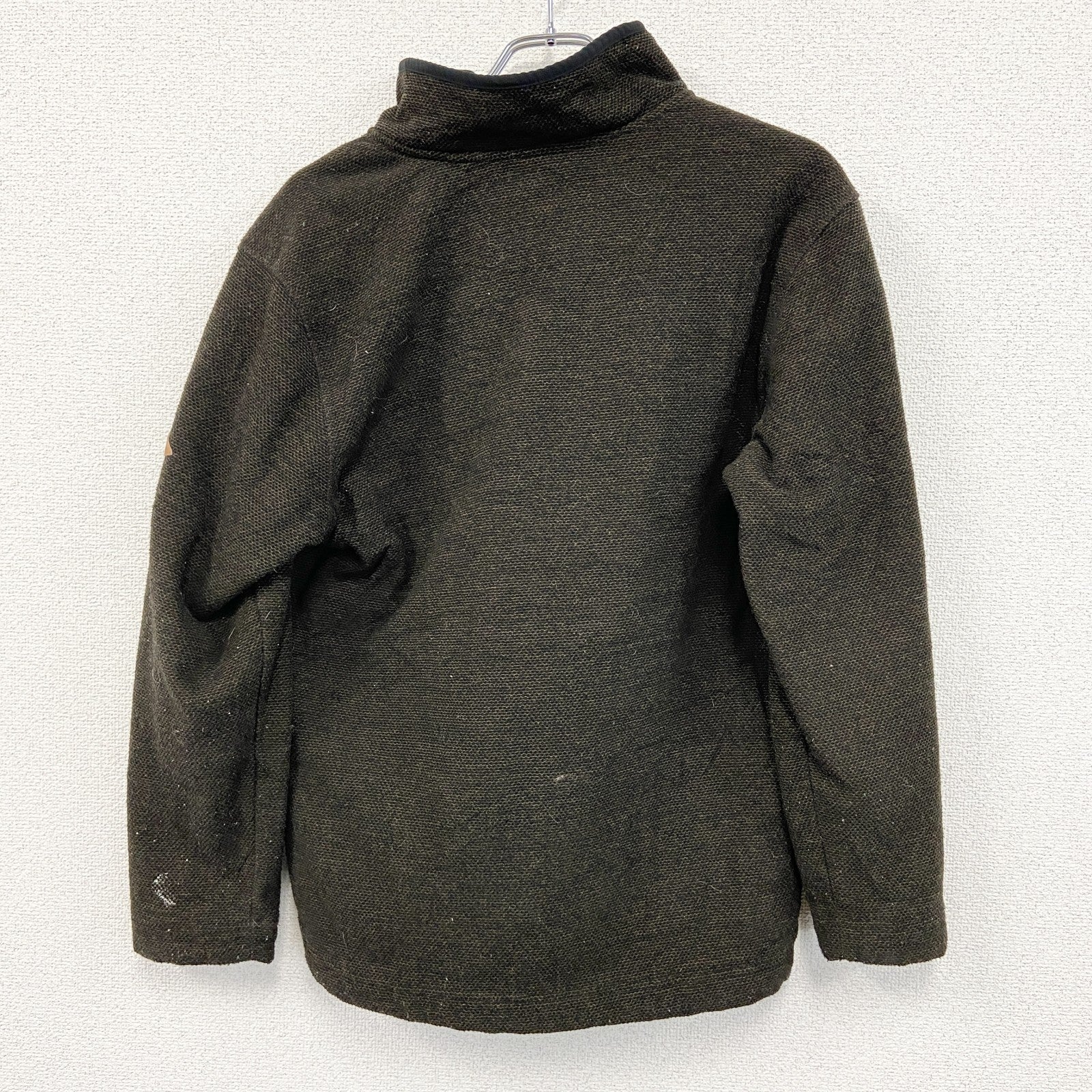 ORVIS　オービス　フリースプルオーバー　フリースジャケット　こげ茶　ブラウン　Mサイズ　古着