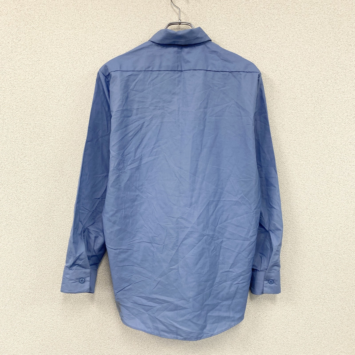 Nassau Uniform　ナッソーユニフォーム　長袖ワークシャツ　青　ブルー　サイズ　古着