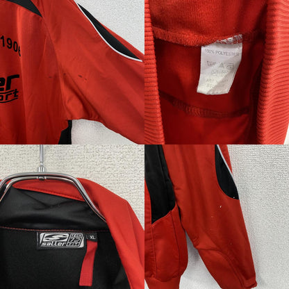saller　ザラー　トラックジャケット/ジャージ　赤　レッド　XLサイズ　