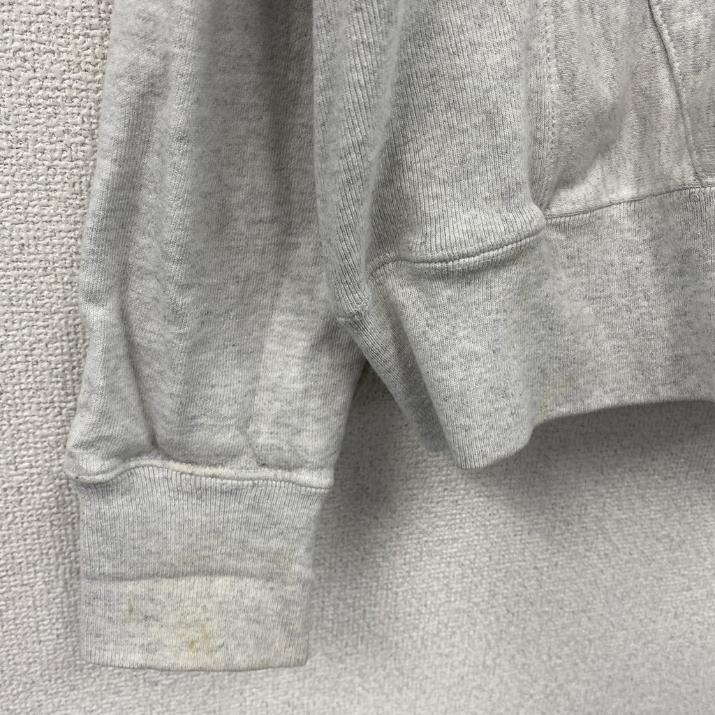 Champion　チャンピオン　リバースウィーブ　スウェットパーカー/フーディー　アーチプリント　霜降りグレー　Lサイズ　古着