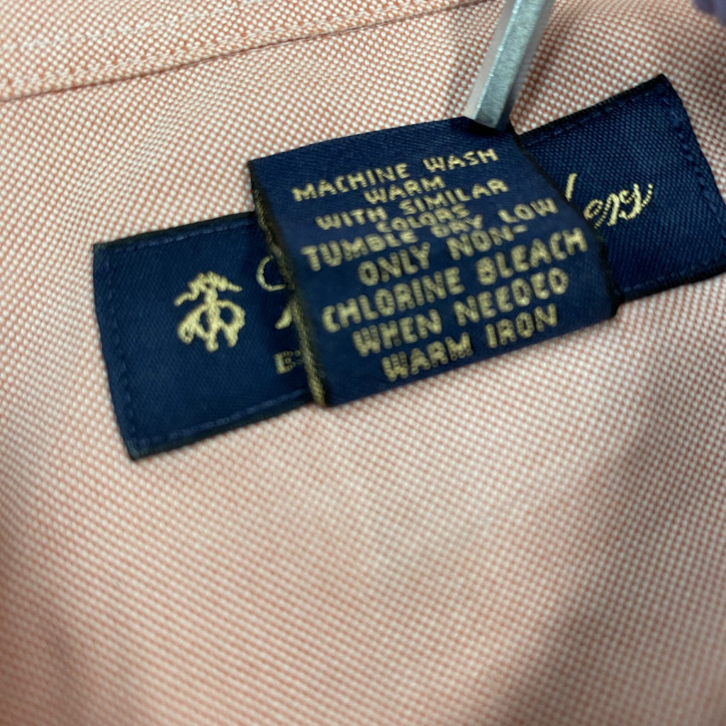 Brooks Brothers　ブルックスブラザーズ　長袖ボタンダウンシャツ　ピンク　XXLサイズ　古着