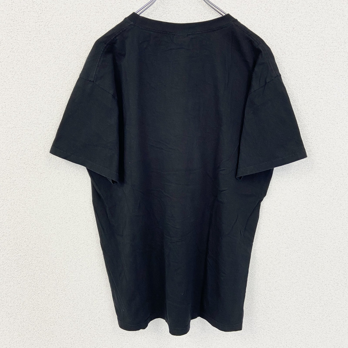 GILDAN　ギルダン　半袖プリントTシャツ　アーチプリント　MORDOR FUN RUN　黒　ブラック　2XLサイズ　古着
