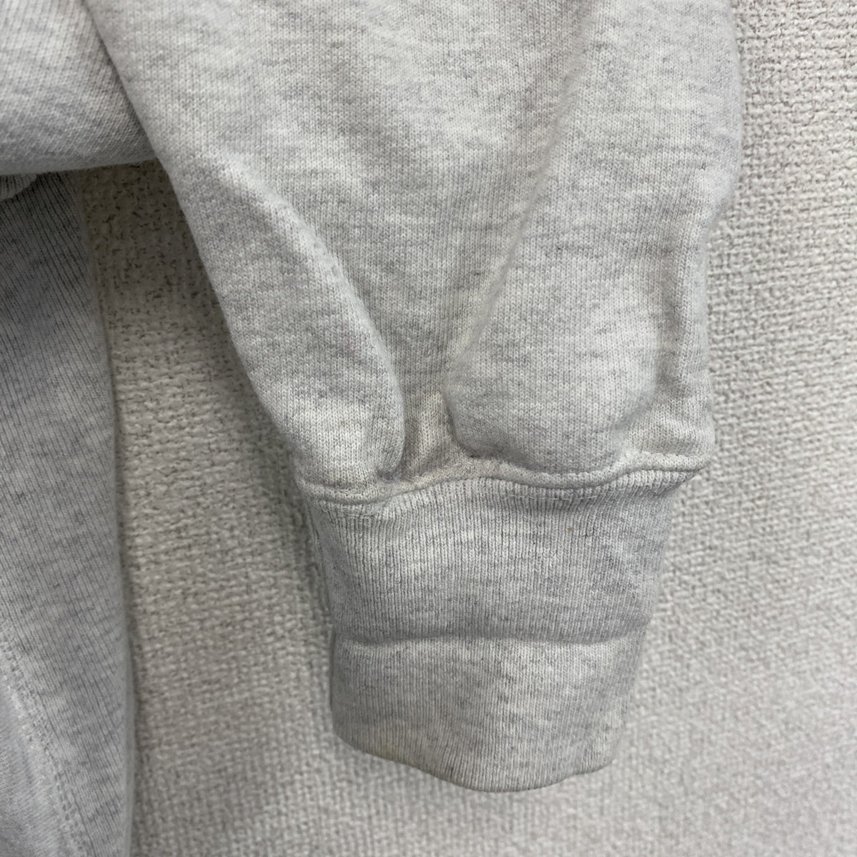 Champion　チャンピオン　リバースウィーブ　スウェットパーカー/フーディー　アーチプリント　霜降りグレー　Lサイズ　古着