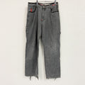 ECKO unltd　エコーアンリミテッド　ペインターパンツ　ジップフライ　灰色　グレー　W36サイズ　古着