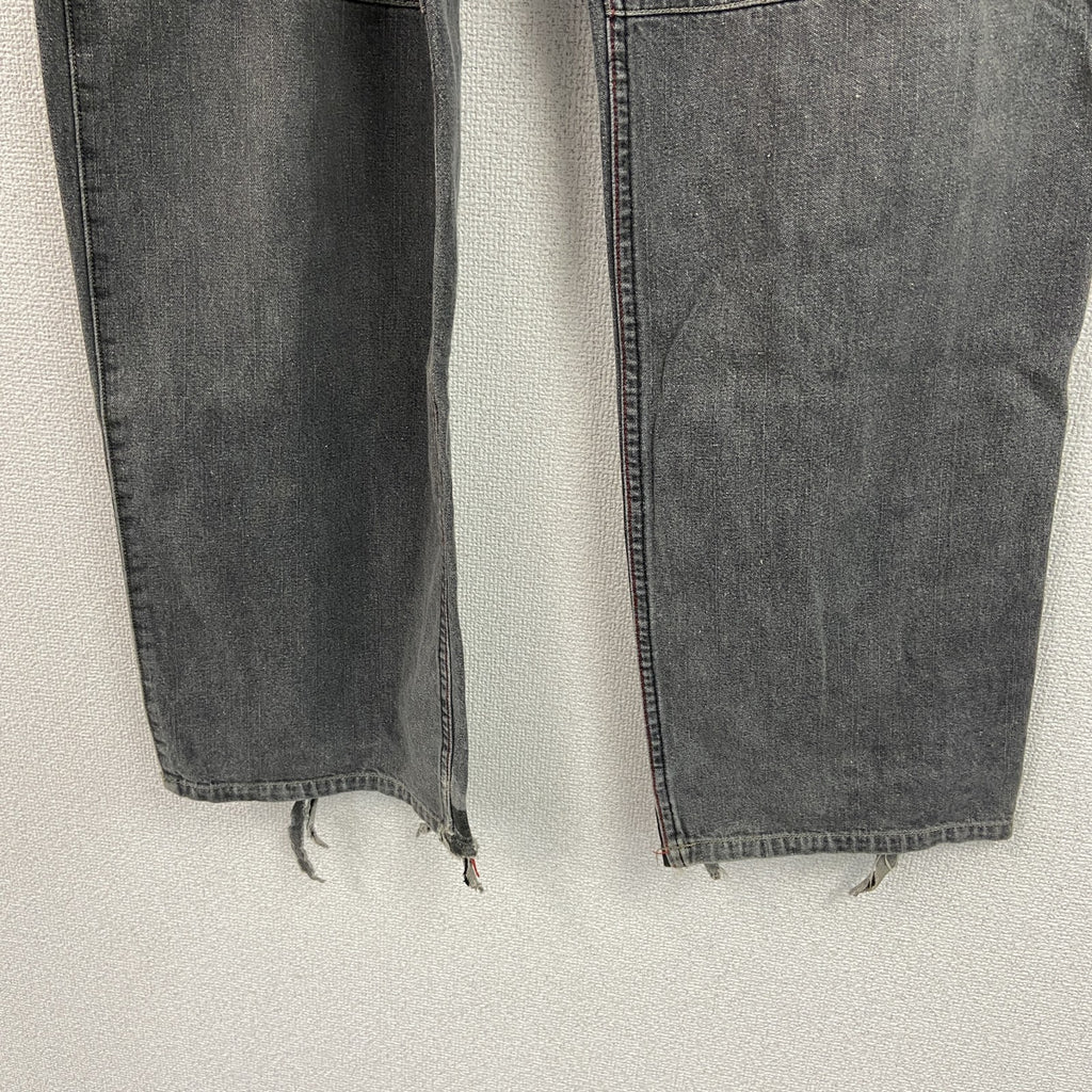 ECKO unltd　エコーアンリミテッド　ペインターパンツ　ジップフライ　灰色　グレー　W36サイズ　古着