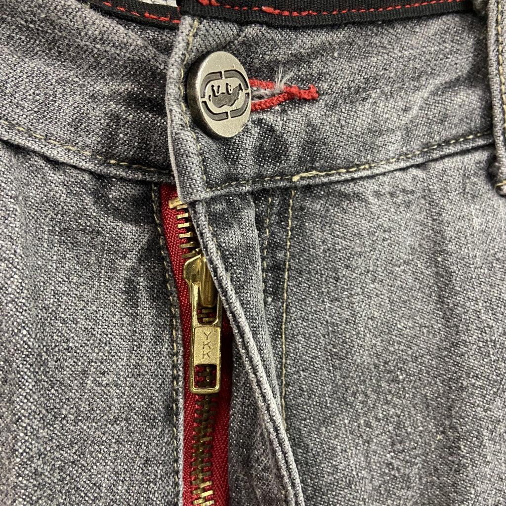 ECKO unltd　エコーアンリミテッド　ペインターパンツ　ジップフライ　灰色　グレー　W36サイズ　古着