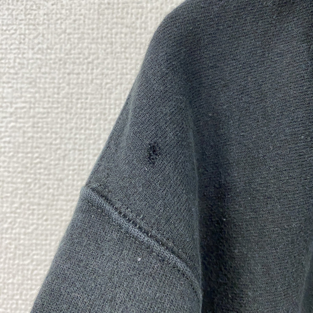 Champion　チャンピオン　リバースウィーブ　スウェットパーカー/フーディー　デカロゴ　黒　ブラック　Mサイズ　古着