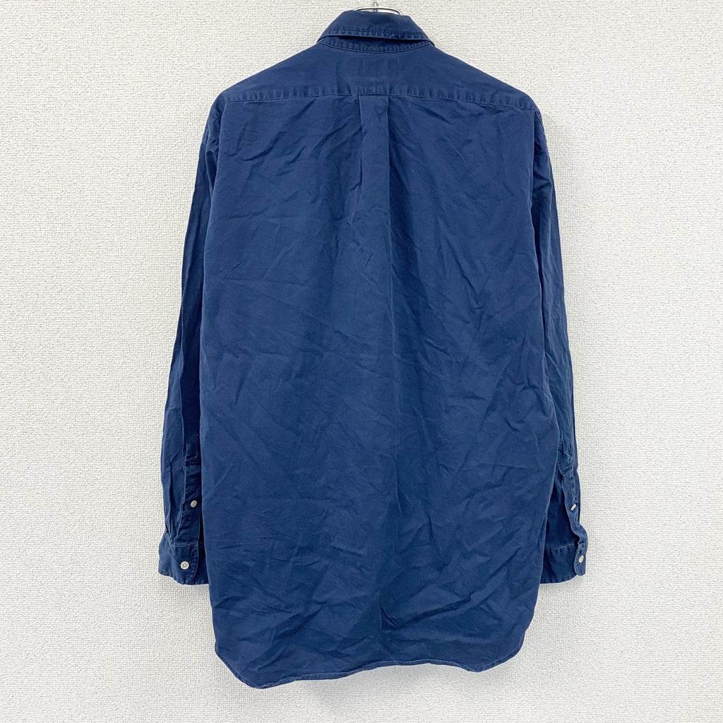 POLO Ralph Lauren　ラルフローレン　長袖シャツ　紺　ネイビー　サイズ　古着