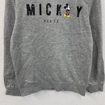 Disney　ディズニー　Mickey Mouse　ミッキーマウス　スウェット/トレーナー　灰色　グレー　Sサイズ