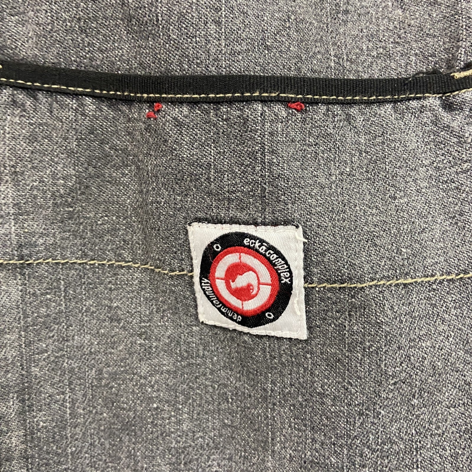 ECKO unltd　エコーアンリミテッド　ペインターパンツ　ジップフライ　灰色　グレー　W36サイズ　古着