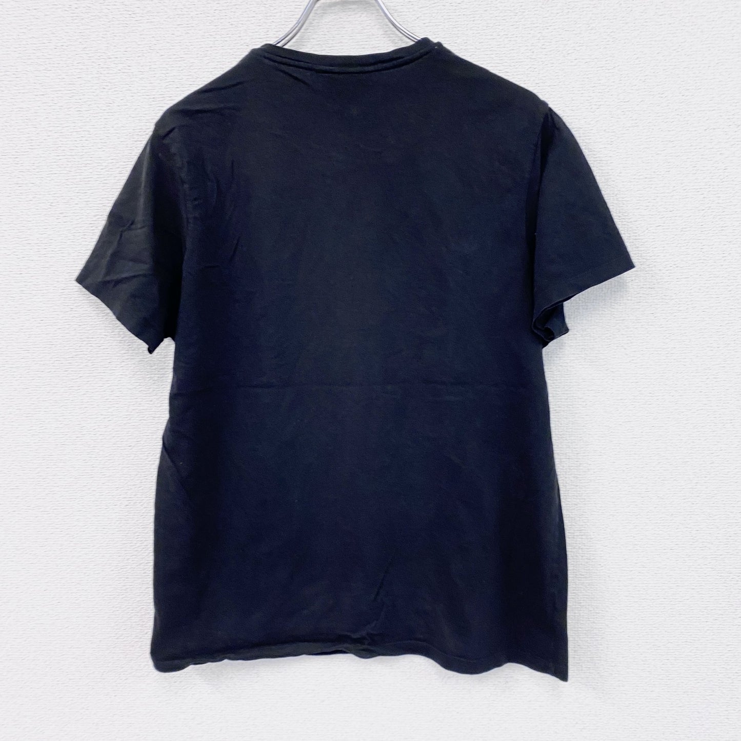 DCコミックス　スーパーマン　半袖プリントTシャツ　黒　ブラック　Lサイズ