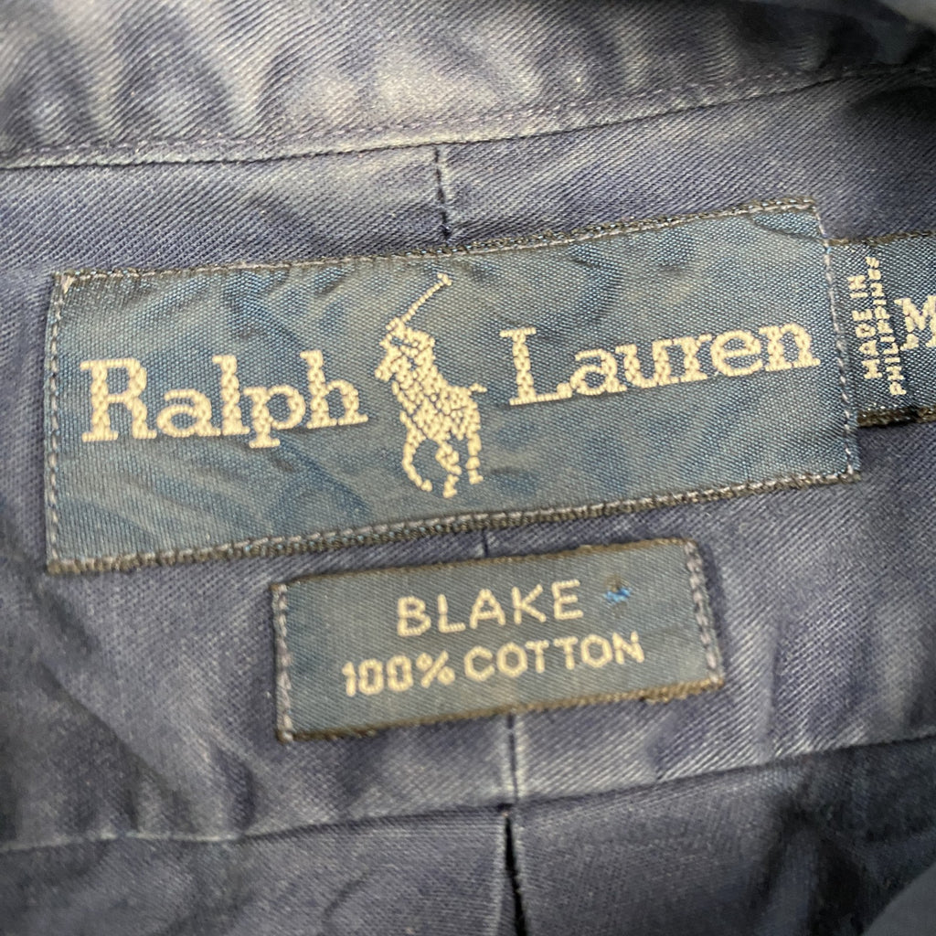 POLO Ralph Lauren　ラルフローレン　長袖シャツ　紺　ネイビー　サイズ　古着