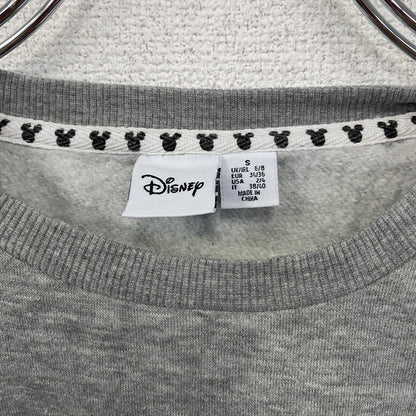 Disney　ディズニー　Mickey Mouse　ミッキーマウス　スウェット/トレーナー　灰色　グレー　Sサイズ