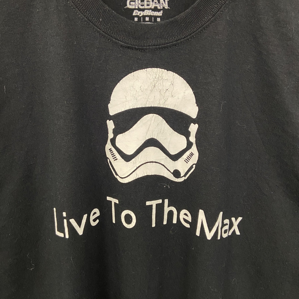GILDAN　ギルダン　半袖プリントTシャツ　スターウォーズ　黒　ブラック　Mサイズ　古着