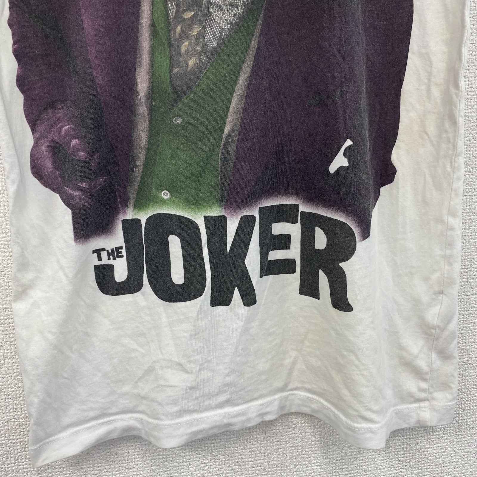 THE DARK NIGHT　Batman　バットマン　ジョーカー　半袖キャラクターTシャツ　黒　ブラック　Sサイズ