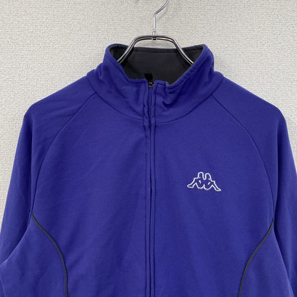 Kappa　カッパ　トラックジャケット/ジャージ　刺繡ロゴ　紫　パープル　2XLサイズ　