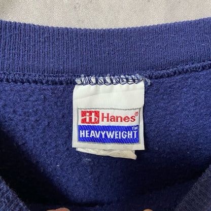 古着 used　Hanes ヘインズ　90s　ヴィンテージ　長袖プリントスウェット　ビックシルエット　XLサイズ