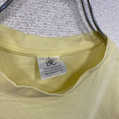 B&C　COLLECTION　半袖プリントTシャツ　ボブマーリー　黄色　イエロー　Sサイズ