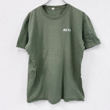 GILDAN　ギルダン　半袖プリントTシャツ　カーキ　XLサイズ