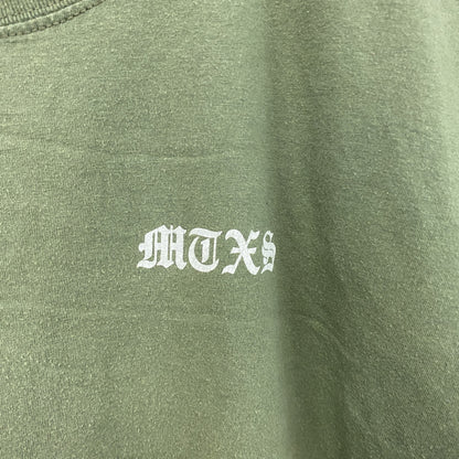 GILDAN　ギルダン　半袖プリントTシャツ　カーキ　XLサイズ