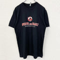 NEXT LEVEL　半袖プリントTシャツ　SPORTS AND FAMILY　クルーネック　ブラック　Mサイズ　古着