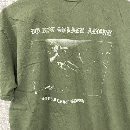 GILDAN　ギルダン　半袖プリントTシャツ　カーキ　XLサイズ