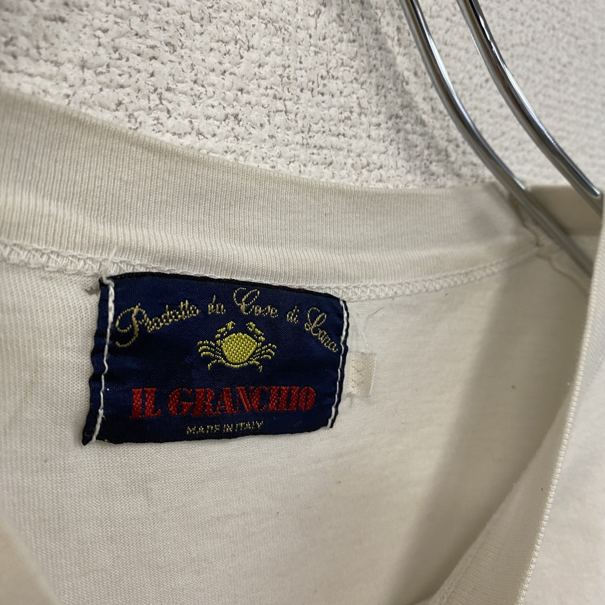 Ｈ GRANCHIO　半袖プリントTシャツ　白　ホワイト　XXLサイズ　古着