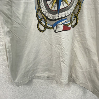古着 used　Ｈ GRANCHIO　半袖プリントTシャツ　白　ホワイト　XXLサイズ
