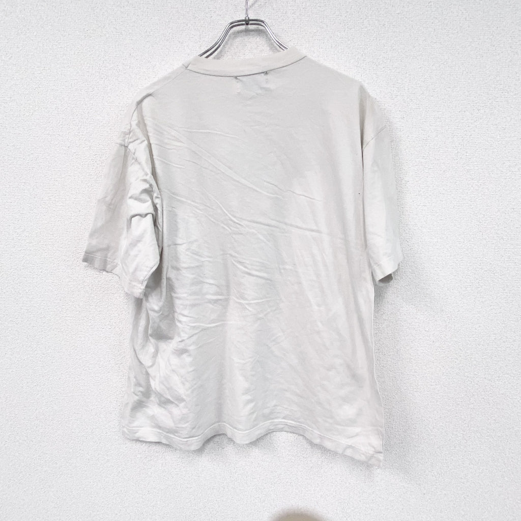 Ｈ GRANCHIO　半袖プリントTシャツ　白　ホワイト　XXLサイズ　古着