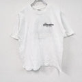 FIREEDX　半袖プリントTシャツ　船　白　ホワイト　古着