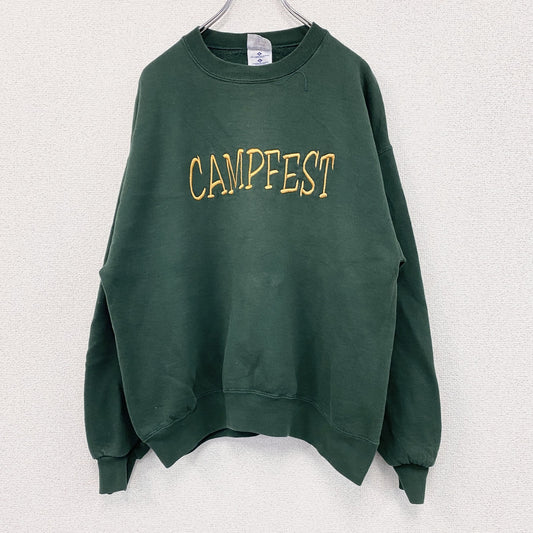 JERZEES　ジャージーズ　スウェット/トレーナー　深緑　グリーン　Lサイズ