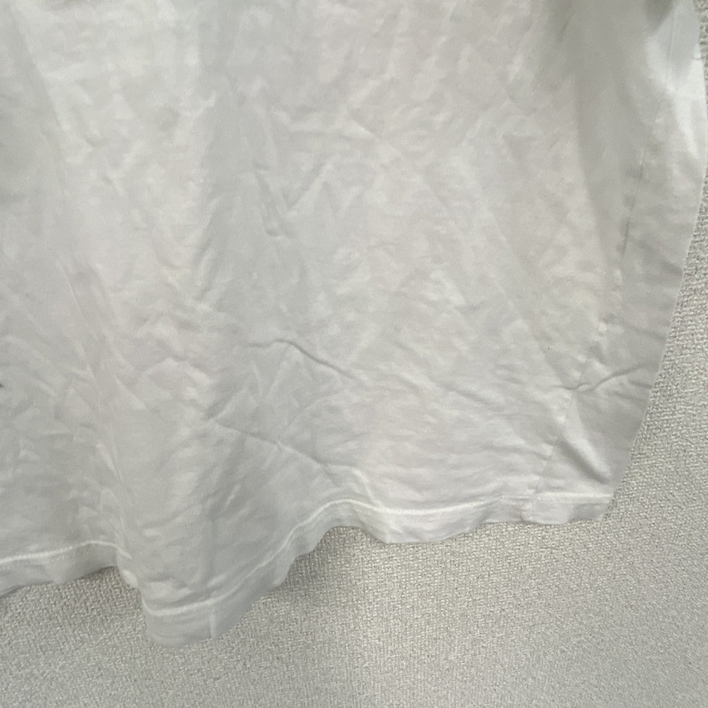 FIREEDX　半袖プリントTシャツ　船　白　ホワイト　古着