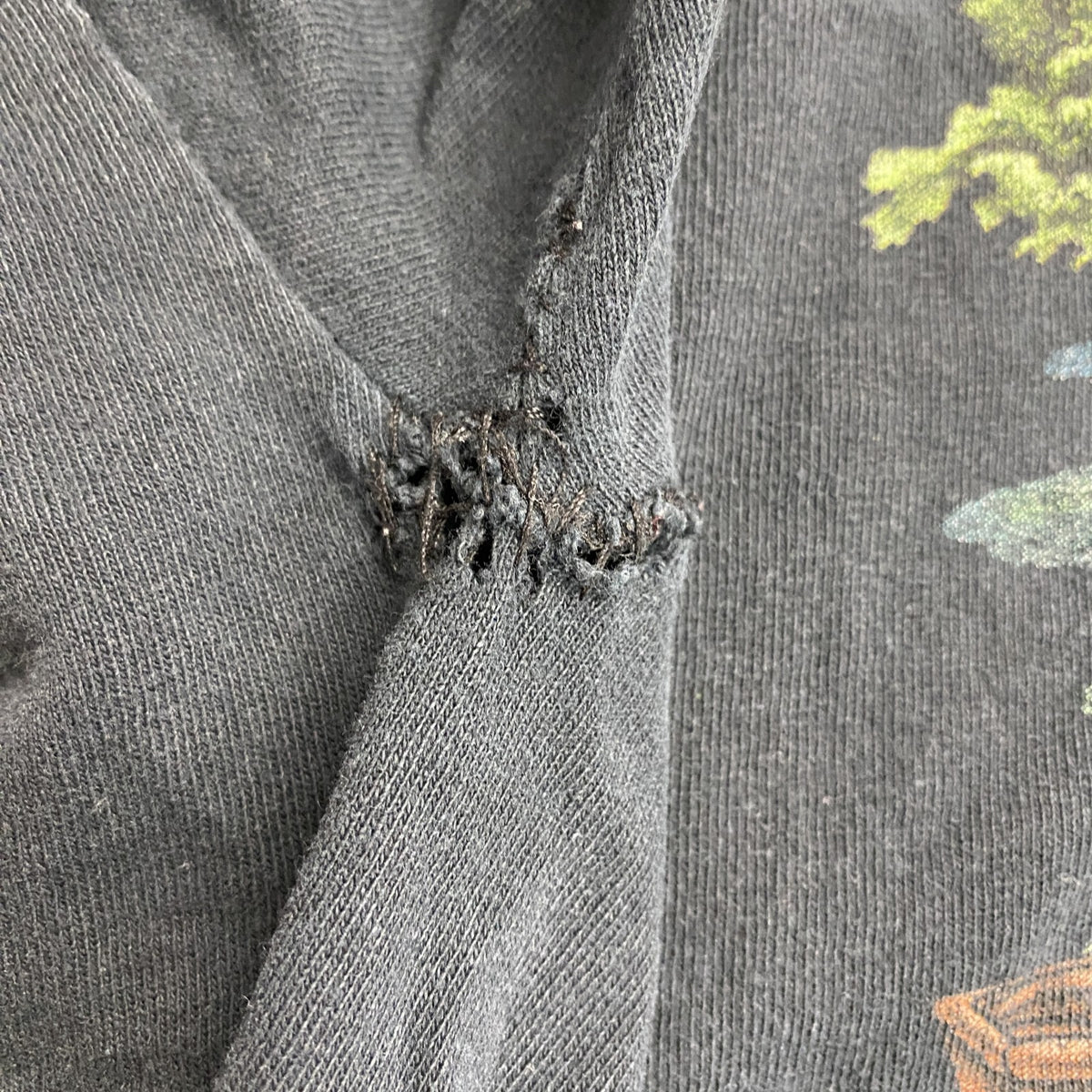 GILDAN　ギルダン　半袖Tシャツ　River Grill on the Tomoka　企業ロゴ　黒　ブラック　2XLサイズ　古着
